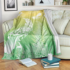 Aotearoa Maori Mahuru Tui With Pikawakawa Blanket Spring Time