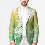 Aotearoa Maori Mahuru Tui With Pikawakawa Blazer Spring Time