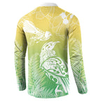 Aotearoa Maori Mahuru Tui With Pikawakawa Button Sweatshirt Spring Time