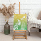 Aotearoa Maori Mahuru Tui With Pikawakawa Canvas Wall Art Spring Time