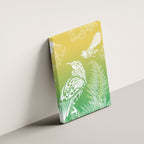 Aotearoa Maori Mahuru Tui With Pikawakawa Canvas Wall Art Spring Time