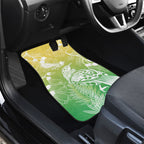 Aotearoa Maori Mahuru Tui With Pikawakawa Car Mats Spring Time
