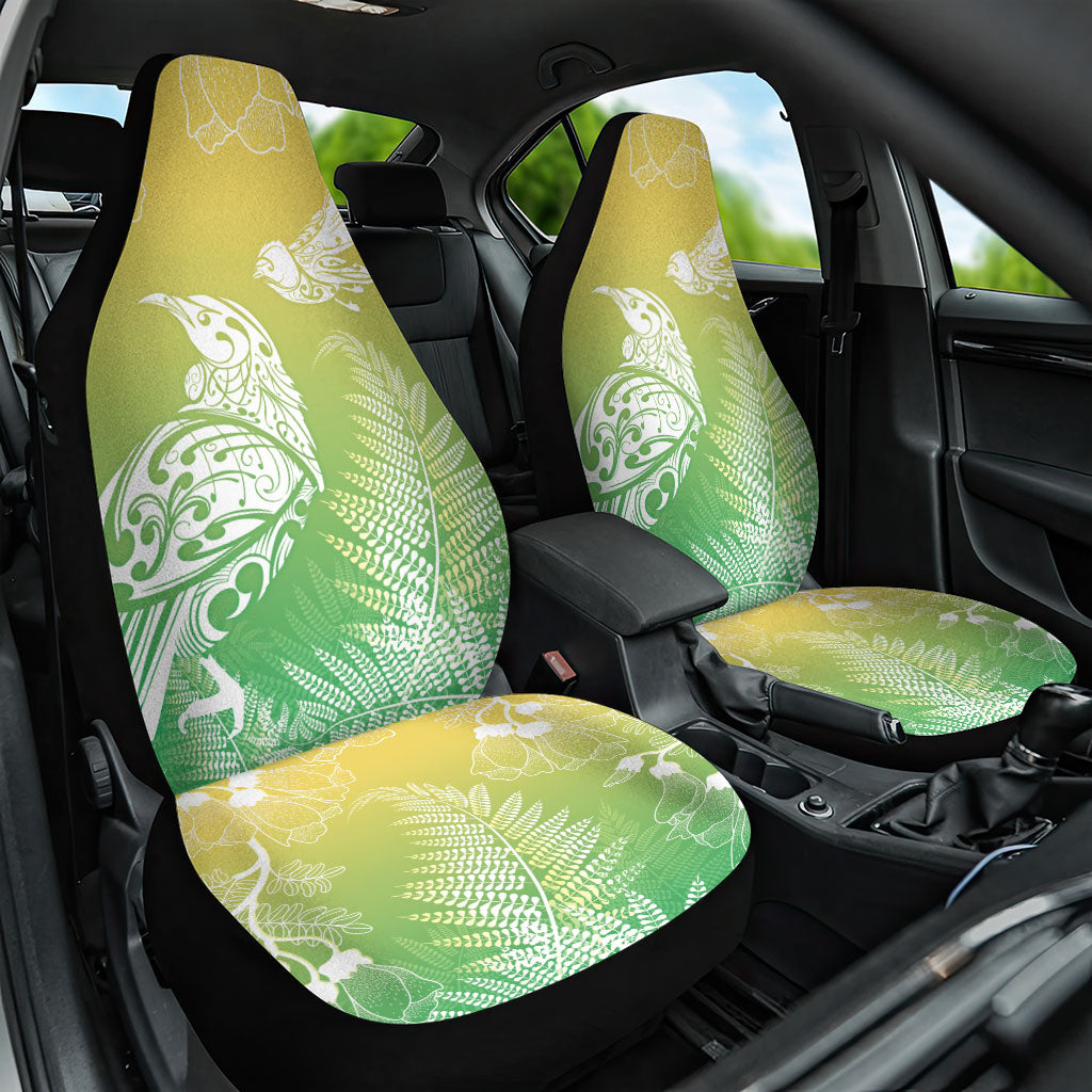 Aotearoa Maori Mahuru Tui With Pikawakawa Car Seat Cover Spring Time