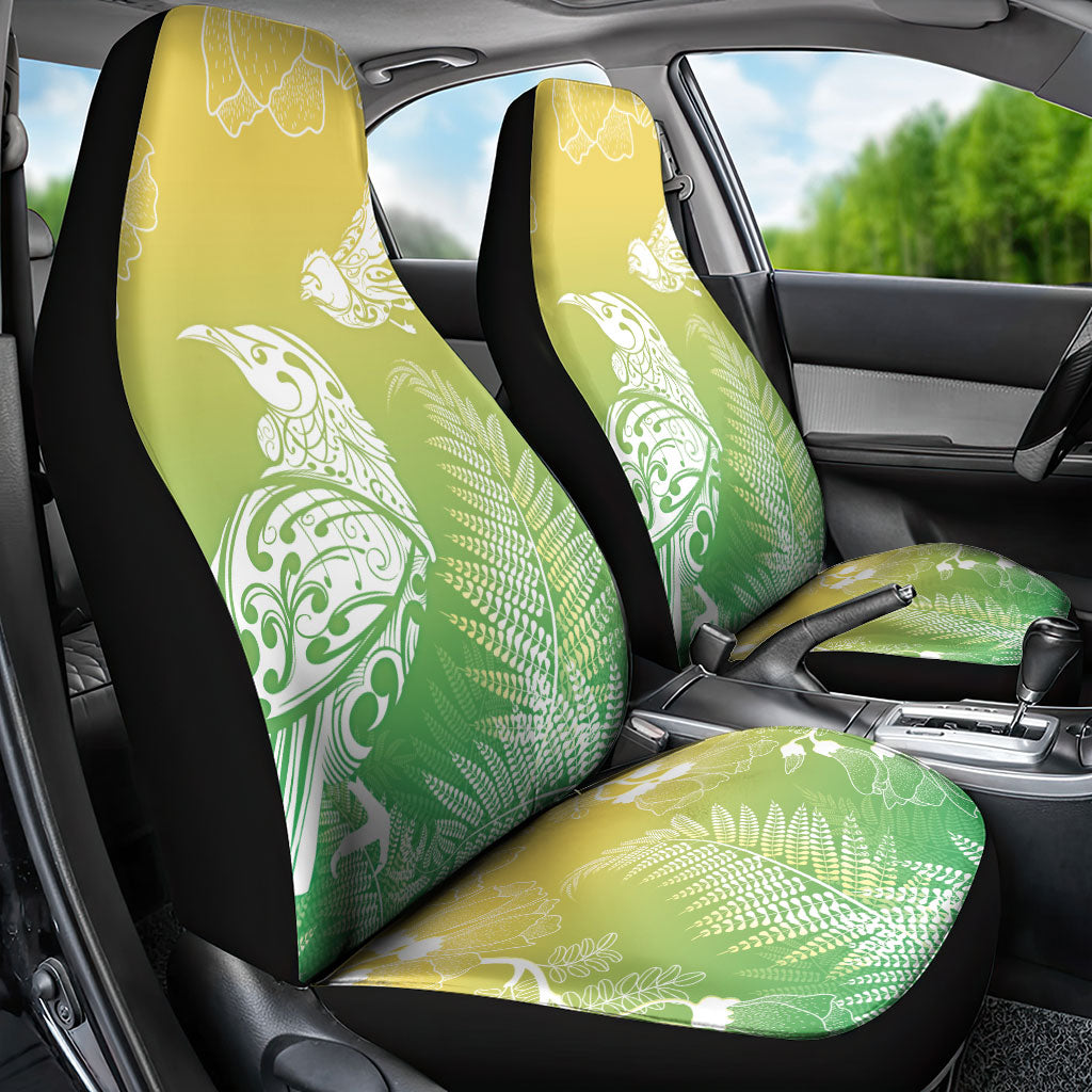 Aotearoa Maori Mahuru Tui With Pikawakawa Car Seat Cover Spring Time