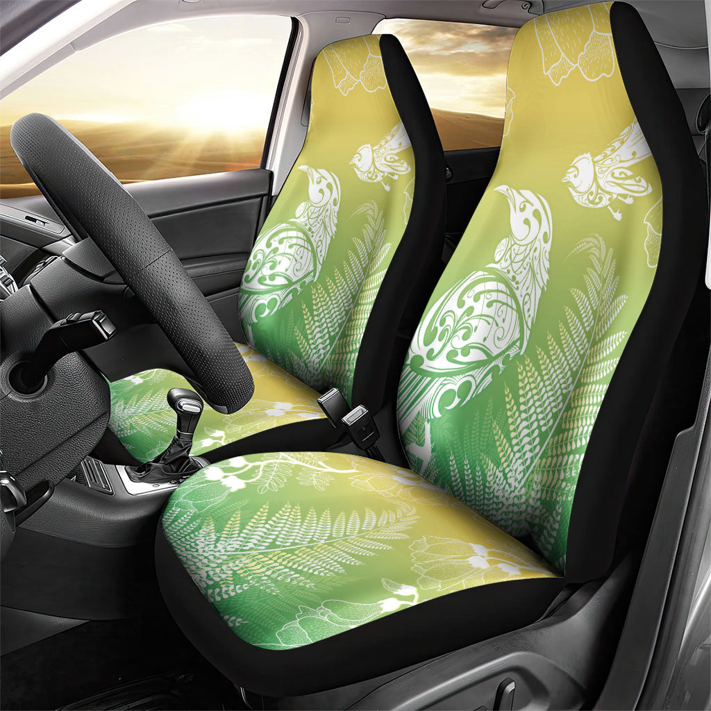 Aotearoa Maori Mahuru Tui With Pikawakawa Car Seat Cover Spring Time