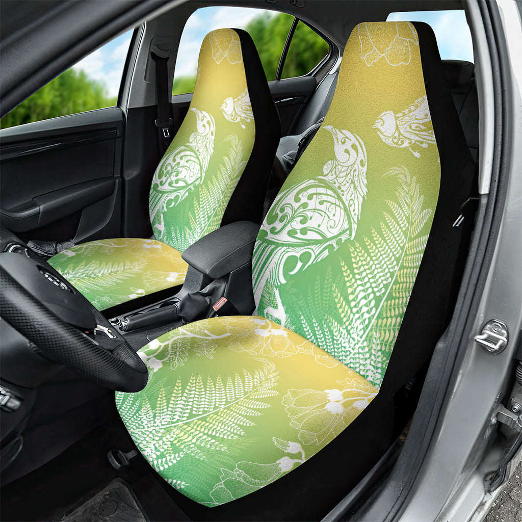 Aotearoa Maori Mahuru Tui With Pikawakawa Car Seat Cover Spring Time