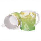 Aotearoa Maori Mahuru Tui With Pikawakawa Ceramic Mug Spring Time