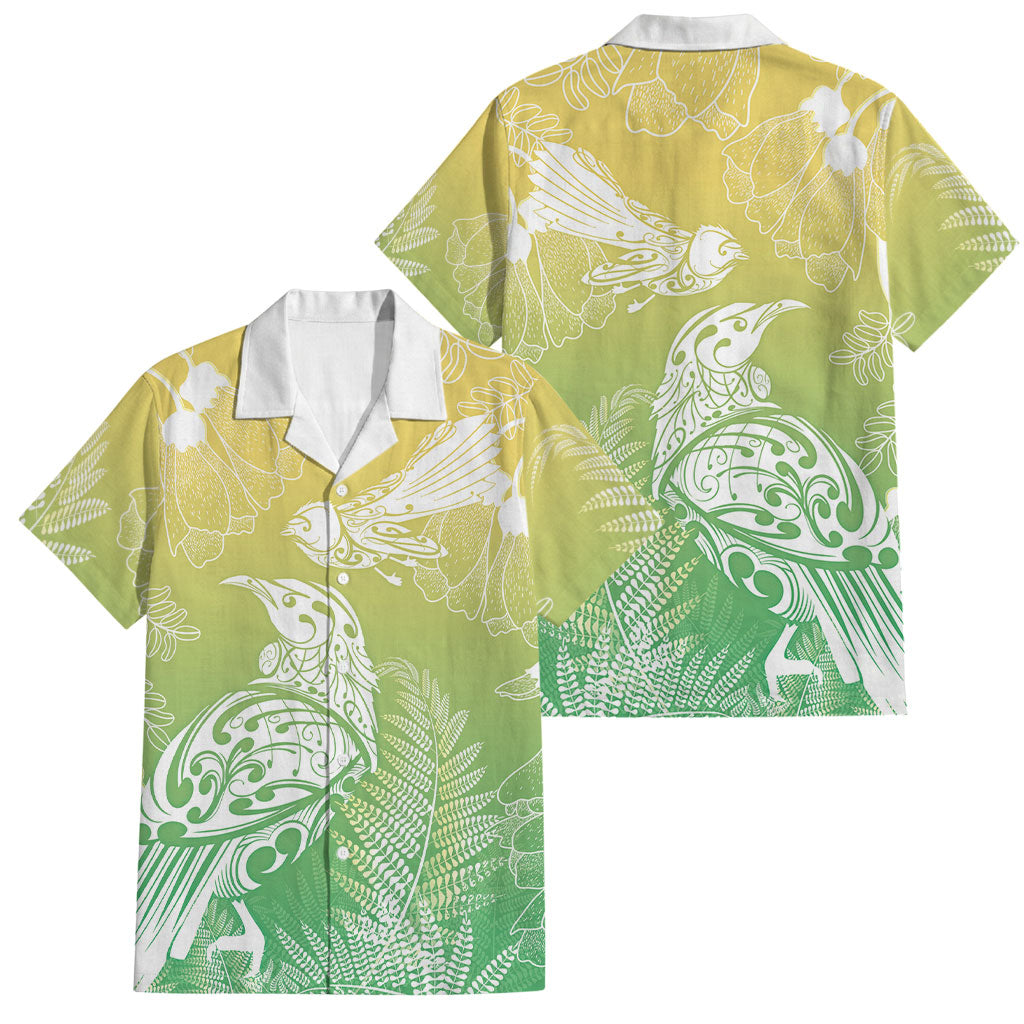 Aotearoa Maori Mahuru Tui With Pikawakawa Family Matching Summer Maxi Dress and Hawaiian Shirt Spring Time