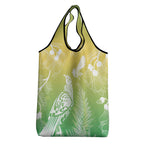 Aotearoa Maori Mahuru Tui With Pikawakawa Grocery Bag Spring Time
