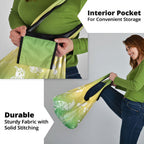 Aotearoa Maori Mahuru Tui With Pikawakawa Grocery Bag Spring Time