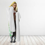 Aotearoa Maori Mahuru Tui With Pikawakawa Hooded Blanket Spring Time
