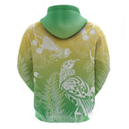 Aotearoa Maori Mahuru Tui With Pikawakawa Hoodie Spring Time
