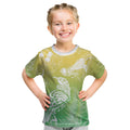 Aotearoa Maori Mahuru Tui With Pikawakawa Kid T Shirt Spring Time