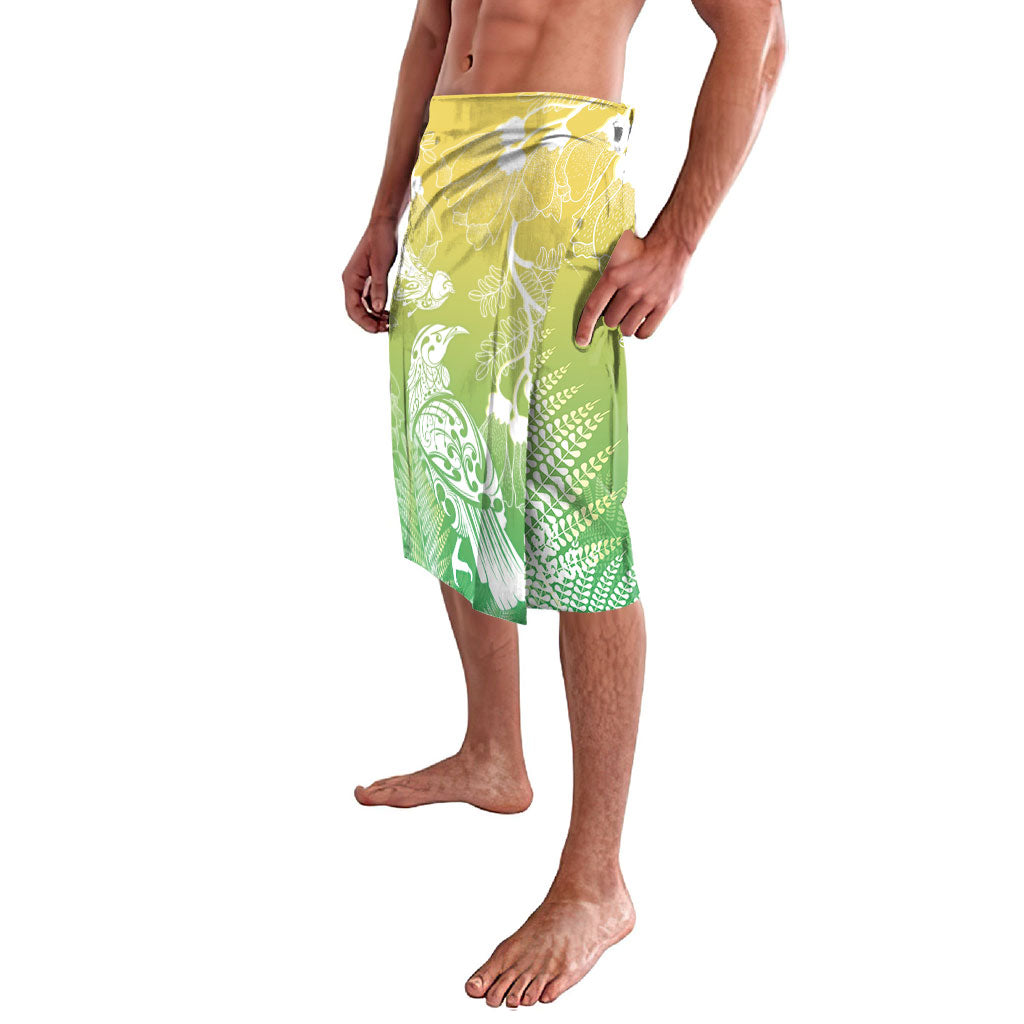 Aotearoa Maori Mahuru Tui With Pikawakawa Lavalava Spring Time