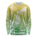 Aotearoa Maori Mahuru Tui With Pikawakawa Long Sleeve Shirt Spring Time