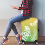 Aotearoa Maori Mahuru Tui With Pikawakawa Luggage Cover Spring Time