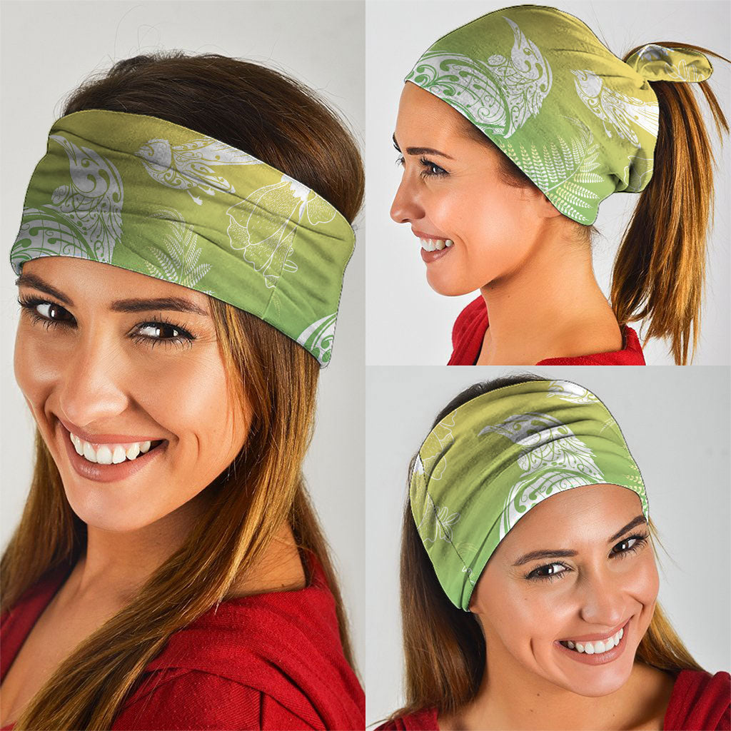 Aotearoa Maori Mahuru Tui With Pikawakawa Neck Gaiter Spring Time