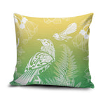 Aotearoa Maori Mahuru Tui With Pikawakawa Pillow Cover Spring Time