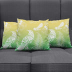 Aotearoa Maori Mahuru Tui With Pikawakawa Pillow Cover Spring Time
