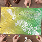 Aotearoa Maori Mahuru Tui With Pikawakawa Puzzle Spring Time