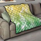 Aotearoa Maori Mahuru Tui With Pikawakawa Quilt Spring Time