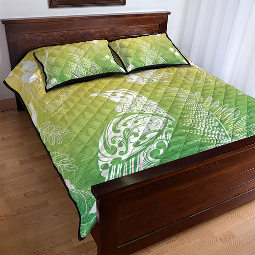 Aotearoa Maori Mahuru Tui With Pikawakawa Quilt Bed Set Spring Time