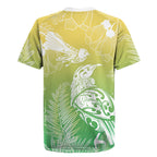 Aotearoa Maori Mahuru Tui With Pikawakawa Rugby Jersey Spring Time