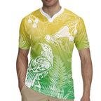 Aotearoa Maori Mahuru Tui With Pikawakawa Rugby Jersey Spring Time
