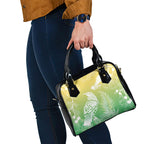 Aotearoa Maori Mahuru Tui With Pikawakawa Shoulder Handbag Spring Time