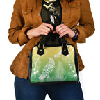 Aotearoa Maori Mahuru Tui With Pikawakawa Shoulder Handbag Spring Time