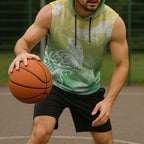 Aotearoa Maori Mahuru Tui With Pikawakawa Sleeveless Hoodie Spring Time