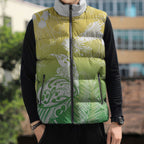 Aotearoa Maori Mahuru Tui With Pikawakawa Sleeveless Puffer Jacket Spring Time