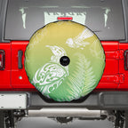 Aotearoa Maori Mahuru Tui With Pikawakawa Spare Tire Cover Spring Time