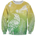 Aotearoa Maori Mahuru Tui With Pikawakawa Sweatshirt Spring Time