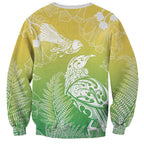 Aotearoa Maori Mahuru Tui With Pikawakawa Sweatshirt Spring Time