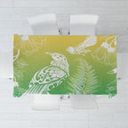 Aotearoa Maori Mahuru Tui With Pikawakawa Tablecloth Spring Time