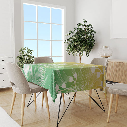 Aotearoa Maori Mahuru Tui With Pikawakawa Tablecloth Spring Time
