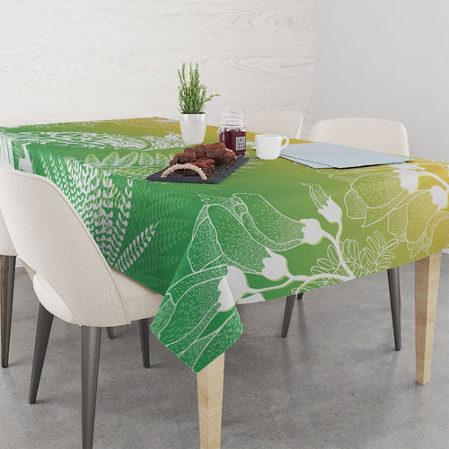 Aotearoa Maori Mahuru Tui With Pikawakawa Tablecloth Spring Time