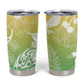 Aotearoa Maori Mahuru Tui With Pikawakawa Tumbler Cup Spring Time