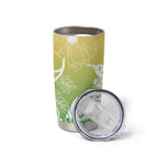 Aotearoa Maori Mahuru Tui With Pikawakawa Tumbler Cup Spring Time