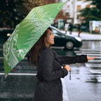Aotearoa Maori Mahuru Tui With Pikawakawa Umbrella Spring Time