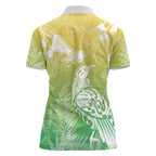 Aotearoa Maori Mahuru Tui With Pikawakawa Women Polo Shirt Spring Time