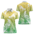 Aotearoa Maori Mahuru Tui With Pikawakawa Women Polo Shirt Spring Time