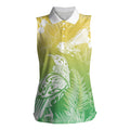 Aotearoa Maori Mahuru Tui With Pikawakawa Women Sleeveless Polo Shirt Spring Time