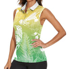 Aotearoa Maori Mahuru Tui With Pikawakawa Women Sleeveless Polo Shirt Spring Time