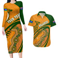 personalised-aussie-wallabies-couples-matching-long-sleeve-bodycon-dress-and-hawaiian-shirt-rugby-world-cup-indigenous