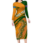 personalised-aussie-wallabies-long-sleeve-bodycon-dress-rugby-world-cup-indigenous