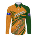 personalised-aussie-wallabies-long-sleeve-button-shirt-rugby-world-cup-indigenous