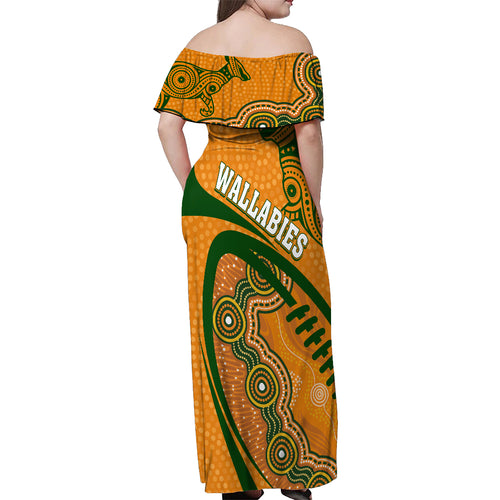 personalised-aussie-wallabies-off-shoulder-maxi-dress-rugby-world-cup-indigenous