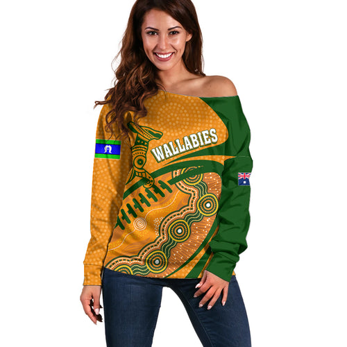personalised-aussie-wallabies-off-shoulder-sweater-rugby-world-cup-indigenous
